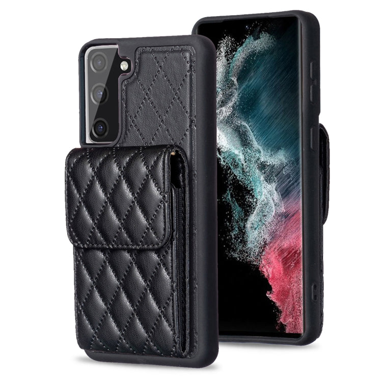 Vertical Wallet Rhombic Leather Phone Case, For Samsung Galaxy S23+ 5G, For Samsung Galaxy S23 Ultra 5G, For Samsung Galaxy S22 Ultra 5G, For Samsung Galaxy S21 FE 5G, For Samsung Galaxy A12, For Samsung Galaxy A13 4G, For Samsung Galaxy A34 5G        ...
