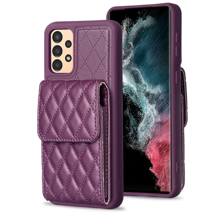 Vertical Wallet Rhombic Leather Phone Case, For Samsung Galaxy S23+ 5G, For Samsung Galaxy S23 Ultra 5G, For Samsung Galaxy S22 Ultra 5G, For Samsung Galaxy S21 FE 5G, For Samsung Galaxy A12, For Samsung Galaxy A13 4G, For Samsung Galaxy A34 5G        ...