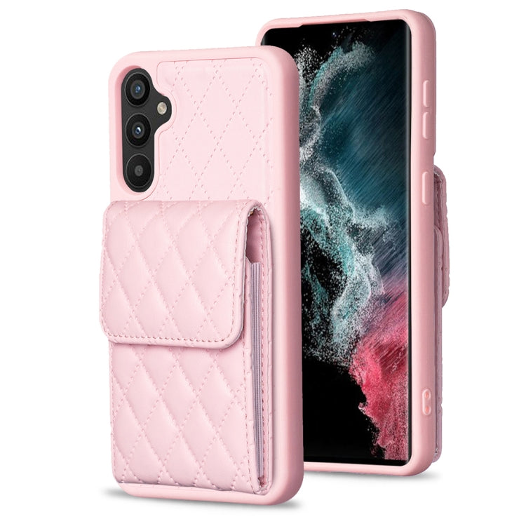Vertical Wallet Rhombic Leather Phone Case, For Samsung Galaxy S23+ 5G, For Samsung Galaxy S23 Ultra 5G, For Samsung Galaxy S22 Ultra 5G, For Samsung Galaxy S21 FE 5G, For Samsung Galaxy A12, For Samsung Galaxy A13 4G, For Samsung Galaxy A34 5G        ...