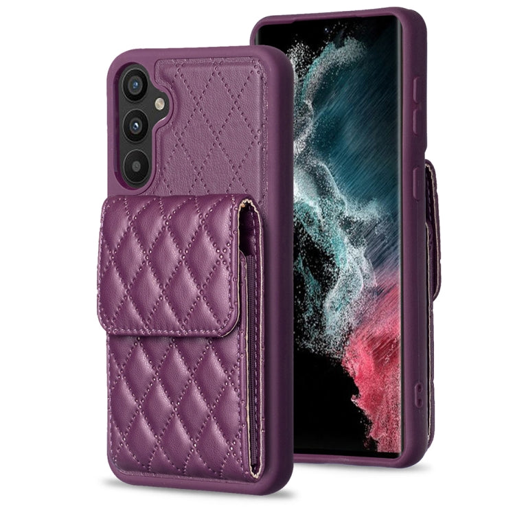 Vertical Wallet Rhombic Leather Phone Case, For Samsung Galaxy S23+ 5G, For Samsung Galaxy S23 Ultra 5G, For Samsung Galaxy S22 Ultra 5G, For Samsung Galaxy S21 FE 5G, For Samsung Galaxy A12, For Samsung Galaxy A13 4G, For Samsung Galaxy A34 5G        ...