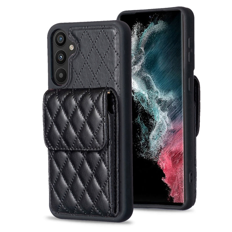 Vertical Wallet Rhombic Leather Phone Case, For Samsung Galaxy S23+ 5G, For Samsung Galaxy S23 Ultra 5G, For Samsung Galaxy S22 Ultra 5G, For Samsung Galaxy S21 FE 5G, For Samsung Galaxy A12, For Samsung Galaxy A13 4G, For Samsung Galaxy A34 5G        ...