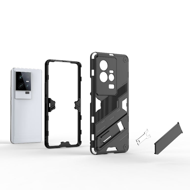 Punk Armor 2 in 1 PC + TPU Shockproof Phone Case with Invisible Holder, For vivo iQOO 11 5G, For vivo iQOO 11 Pro 5G, For vivo S16e 5G, For vivo S16 Pro 5G, For OnePlus 11 5G