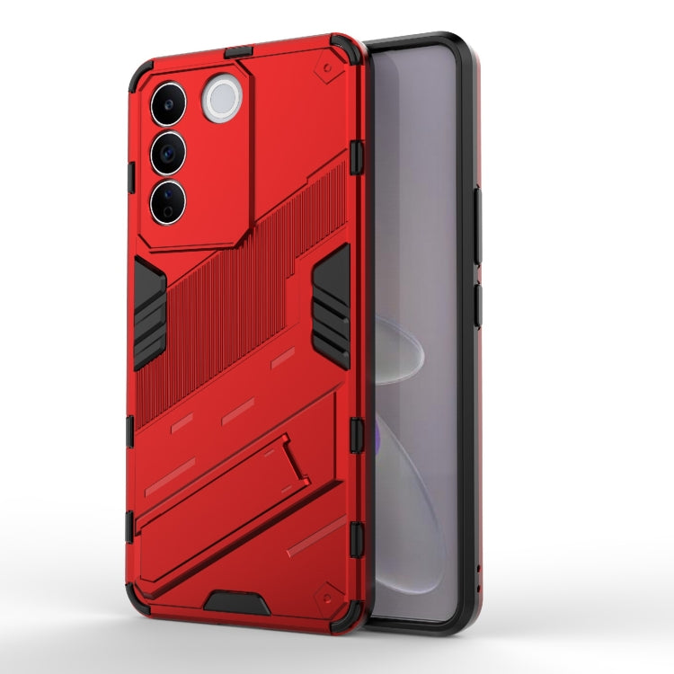 Punk Armor 2 in 1 PC + TPU Shockproof Phone Case with Invisible Holder, For vivo iQOO 11 5G, For vivo iQOO 11 Pro 5G, For vivo S16e 5G, For vivo S16 Pro 5G, For OnePlus 11 5G