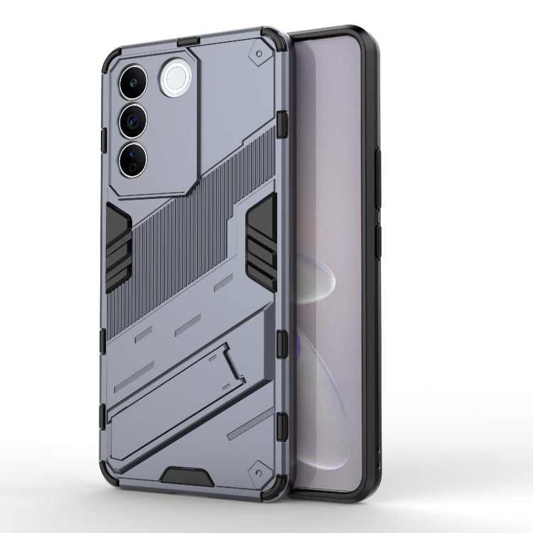 Punk Armor 2 in 1 PC + TPU Shockproof Phone Case with Invisible Holder, For vivo iQOO 11 5G, For vivo iQOO 11 Pro 5G, For vivo S16e 5G, For vivo S16 Pro 5G, For OnePlus 11 5G