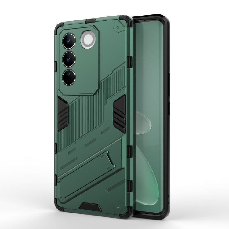 Punk Armor 2 in 1 PC + TPU Shockproof Phone Case with Invisible Holder, For vivo iQOO 11 5G, For vivo iQOO 11 Pro 5G, For vivo S16e 5G, For vivo S16 Pro 5G, For OnePlus 11 5G