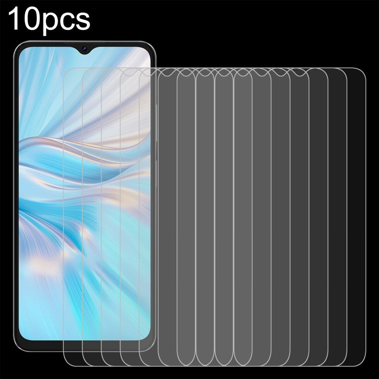 10pcs 0.26mm 9H 2.5D Tempered Glass Film, For Nokia XR21 (10 PCS), For Blackview Oscal C70 (10 PCS)