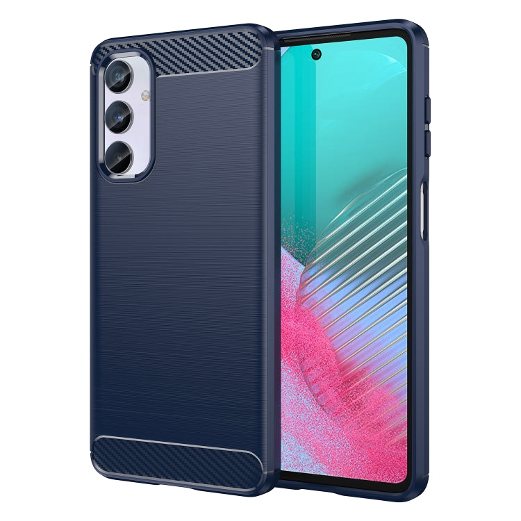 Carbon Fiber Brushed Texture TPU Phone Case, For Honor X5 4G, For Samsung Galaxy M54 5G