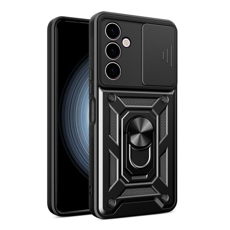 Sliding Camera Cover Design TPU+PC Phone Case, For Samsung Galaxy A24 4G