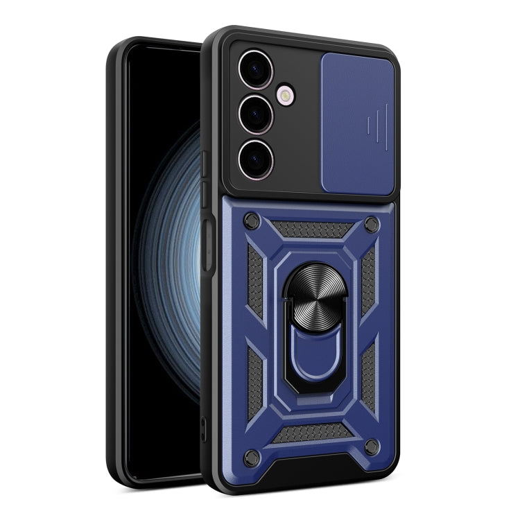 Sliding Camera Cover Design TPU+PC Phone Case, For Samsung Galaxy A24 4G