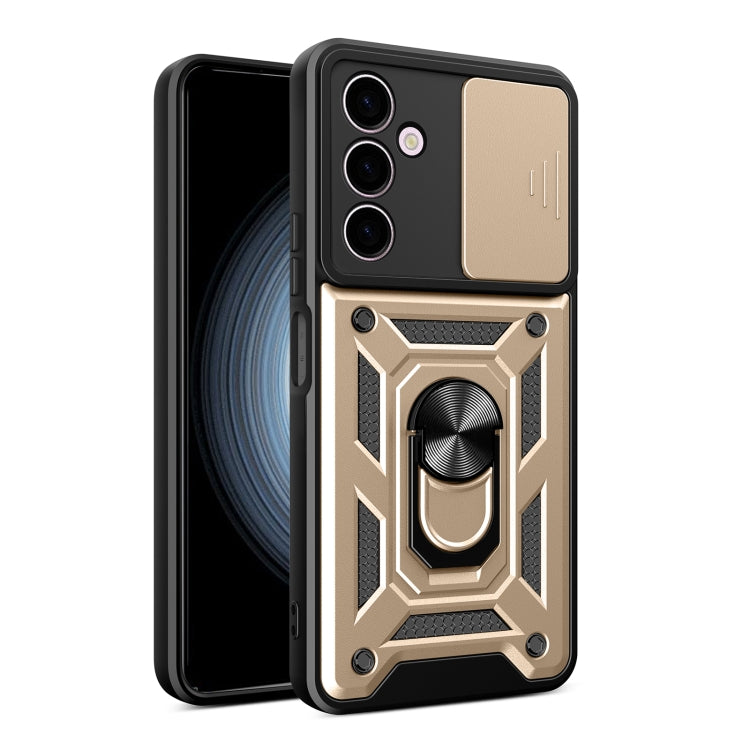 Sliding Camera Cover Design TPU+PC Phone Case, For Samsung Galaxy A24 4G