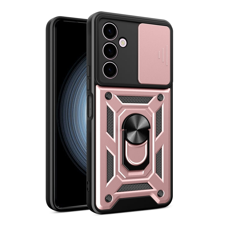 Sliding Camera Cover Design TPU+PC Phone Case, For Samsung Galaxy A24 4G