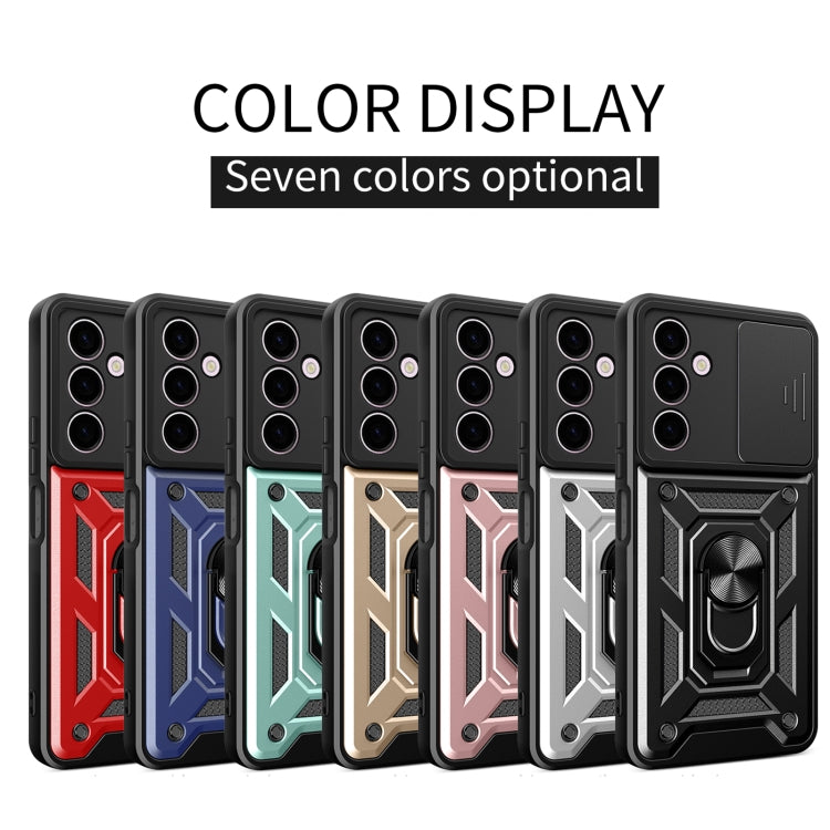 Sliding Camera Cover Design TPU+PC Phone Case, For Samsung Galaxy A24 4G