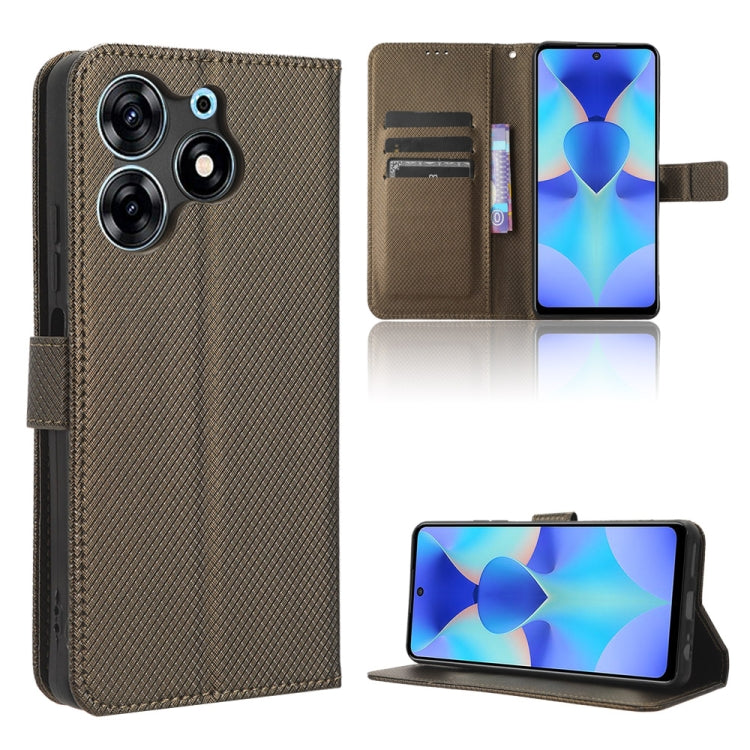 Diamond Texture Leather Phone Case, For Tecno Spark 10 Pro / K17, For Tecno Spark 10C, For vivo iQOO Z7x, For Infinix Hot 30 4G X6831, For Infinix Hot 30 Play, For Infinix Hot 30i / 30i NFC, For Doogee X97 / X97 Pro, For Xiaomi Redmi Note 12 4G Global ...