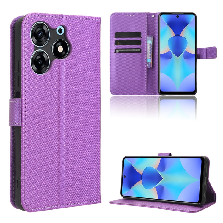 Diamond Texture Leather Phone Case, For Tecno Spark 10 Pro / K17, For Tecno Spark 10C, For vivo iQOO Z7x, For Infinix Hot 30 4G X6831, For Infinix Hot 30 Play, For Infinix Hot 30i / 30i NFC, For Doogee X97 / X97 Pro, For Xiaomi Redmi Note 12 4G Global ...