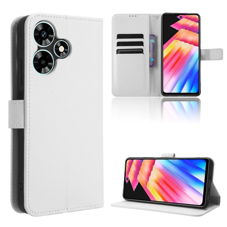 Diamond Texture Leather Phone Case, For Tecno Spark 10 Pro / K17, For Tecno Spark 10C, For vivo iQOO Z7x, For Infinix Hot 30 4G X6831, For Infinix Hot 30 Play, For Infinix Hot 30i / 30i NFC, For Doogee X97 / X97 Pro, For Xiaomi Redmi Note 12 4G Global ...