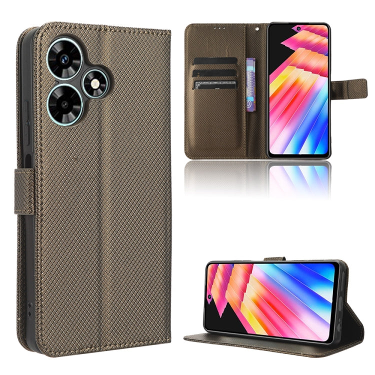 Diamond Texture Leather Phone Case, For Tecno Spark 10 Pro / K17, For Tecno Spark 10C, For vivo iQOO Z7x, For Infinix Hot 30 4G X6831, For Infinix Hot 30 Play, For Infinix Hot 30i / 30i NFC, For Doogee X97 / X97 Pro, For Xiaomi Redmi Note 12 4G Global ...