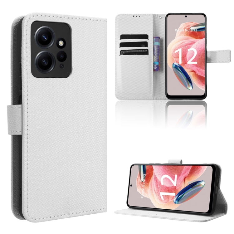 Diamond Texture Leather Phone Case, For Tecno Spark 10 Pro / K17, For Tecno Spark 10C, For vivo iQOO Z7x, For Infinix Hot 30 4G X6831, For Infinix Hot 30 Play, For Infinix Hot 30i / 30i NFC, For Doogee X97 / X97 Pro, For Xiaomi Redmi Note 12 4G Global ...