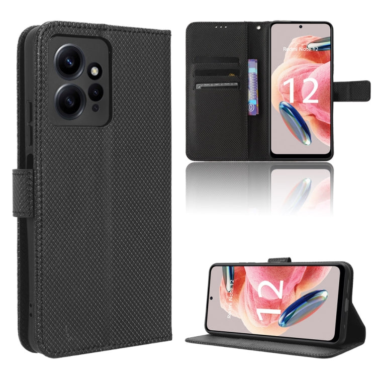 Diamond Texture Leather Phone Case, For Tecno Spark 10 Pro / K17, For Tecno Spark 10C, For vivo iQOO Z7x, For Infinix Hot 30 4G X6831, For Infinix Hot 30 Play, For Infinix Hot 30i / 30i NFC, For Doogee X97 / X97 Pro, For Xiaomi Redmi Note 12 4G Global ...