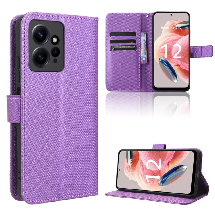 Diamond Texture Leather Phone Case, For Tecno Spark 10 Pro / K17, For Tecno Spark 10C, For vivo iQOO Z7x, For Infinix Hot 30 4G X6831, For Infinix Hot 30 Play, For Infinix Hot 30i / 30i NFC, For Doogee X97 / X97 Pro, For Xiaomi Redmi Note 12 4G Global ...