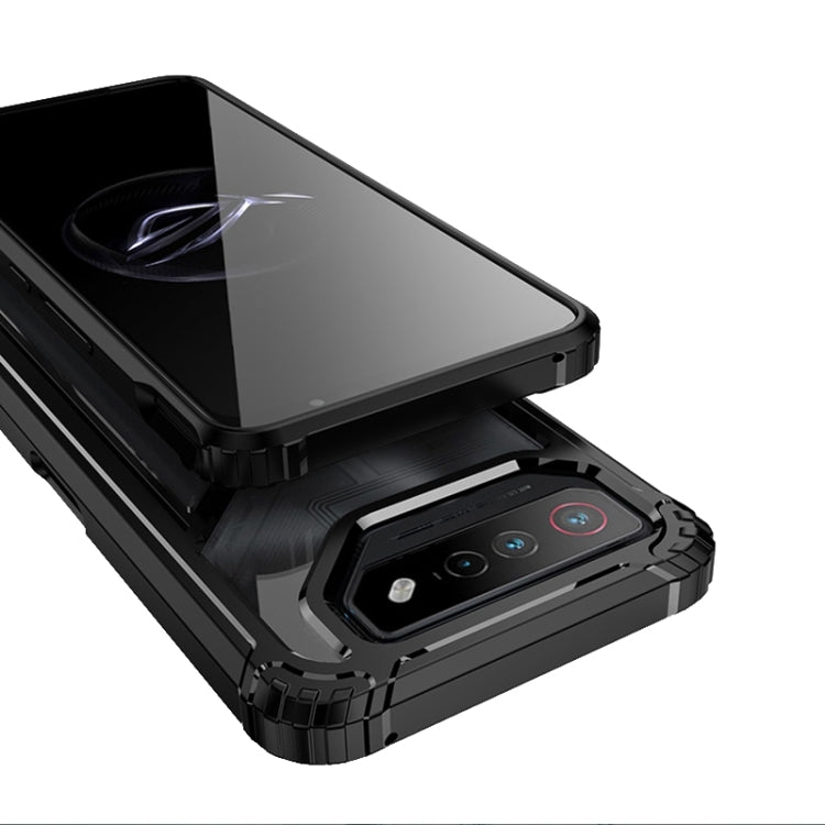 PC + TPU Shockproof Phone Case with Magnetic Holder, For Asus ROG Phone 8 Pro, For Asus ROG Phone 7 / 7 Ultimate