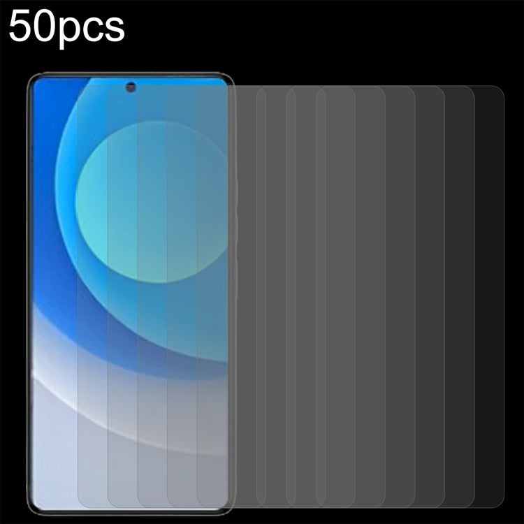 50pcs 0.26mm 9H 2.5D Tempered Glass Film, For Orbic Q10 4G (50 PCS), For Blackview BV5300 (50 PCS), For Blackview BV5300 Pro (50 PCS), For Itel A18 (50 PCS), For Tecno Camon 20 (50 PCS), For Tecno Camon 20 Pro (50 PCS), For Tecno Pop 5X (50 PCS)