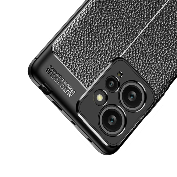 Litchi Texture Shockproof TPU Phone Case, For Xiaomi Redmi Note 12 4G Global, For Honor X50i 5G