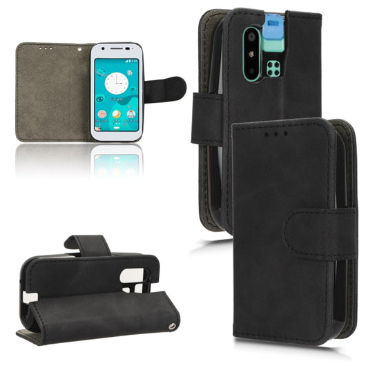 Skin Feel Magnetic Flip Leather Phone Case, For Sharp MAMORINO6