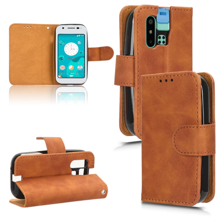 Skin Feel Magnetic Flip Leather Phone Case, For Sharp MAMORINO6