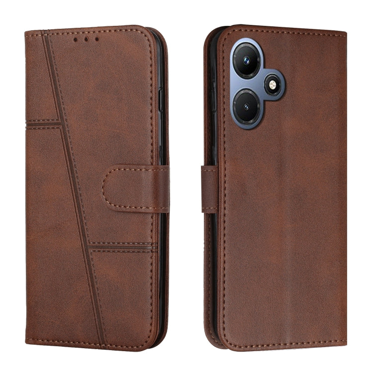 Stitching Calf Texture Buckle Leather Phone Case, For Samsung Galaxy A24 4G, For Samsung Galaxy M14 5G / F14 5G, For Google Pixel 7a, For Google Pixel 8, For Google Pixel 8 Pro, For Infinix Hot 30i, For Tecno Spark 10, For Tecno Spark 10 5G