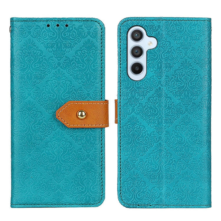 European Floral Embossed Leather Phone Case, For Samsung Galaxy M54 5G, For Samsung Galaxy A05s 4G, For Samsung Galaxy Xcover7, For Samsung Galaxy S23 FE 5G, For Samsung Galaxy M34 5G, For Samsung Galaxy S24+, For Samsung Galaxy A15                    ...