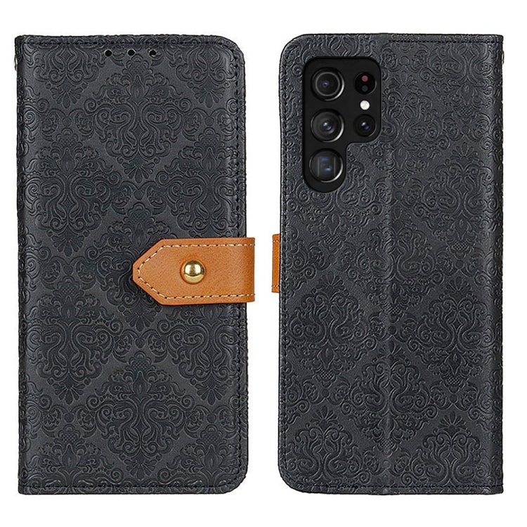 European Floral Embossed Leather Phone Case, For Samsung Galaxy M54 5G, For Samsung Galaxy A05s 4G, For Samsung Galaxy Xcover7, For Samsung Galaxy S23 FE 5G, For Samsung Galaxy M34 5G, For Samsung Galaxy S24+, For Samsung Galaxy A15                    ...