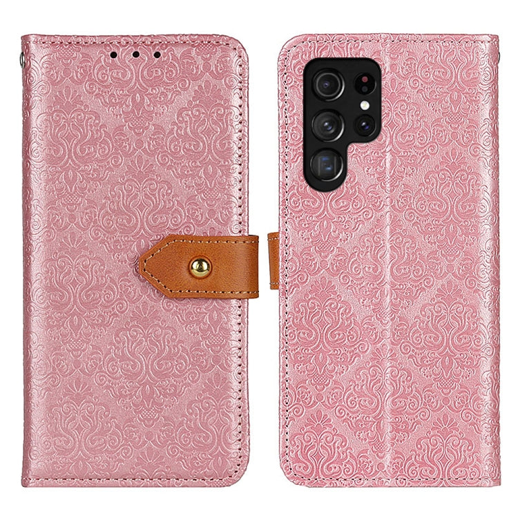 European Floral Embossed Leather Phone Case, For Samsung Galaxy M54 5G, For Samsung Galaxy A05s 4G, For Samsung Galaxy Xcover7, For Samsung Galaxy S23 FE 5G, For Samsung Galaxy M34 5G, For Samsung Galaxy S24+, For Samsung Galaxy A15                    ...