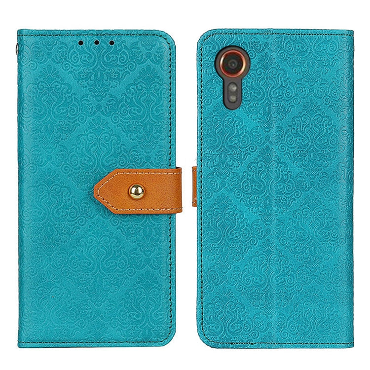 European Floral Embossed Leather Phone Case, For Samsung Galaxy M54 5G, For Samsung Galaxy A05s 4G, For Samsung Galaxy Xcover7, For Samsung Galaxy S23 FE 5G, For Samsung Galaxy M34 5G, For Samsung Galaxy S24+, For Samsung Galaxy A15                    ...