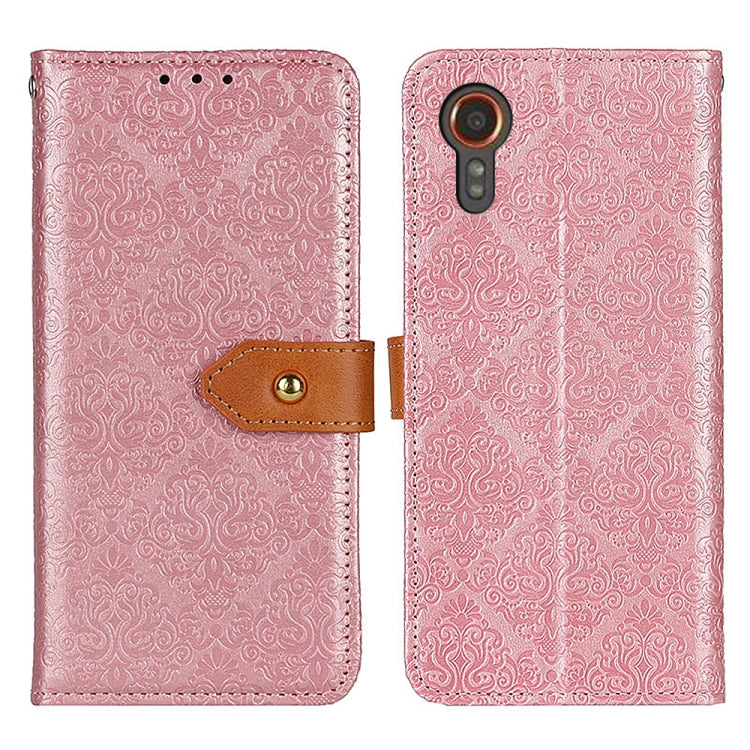 European Floral Embossed Leather Phone Case, For Samsung Galaxy M54 5G, For Samsung Galaxy A05s 4G, For Samsung Galaxy Xcover7, For Samsung Galaxy S23 FE 5G, For Samsung Galaxy M34 5G, For Samsung Galaxy S24+, For Samsung Galaxy A15                    ...