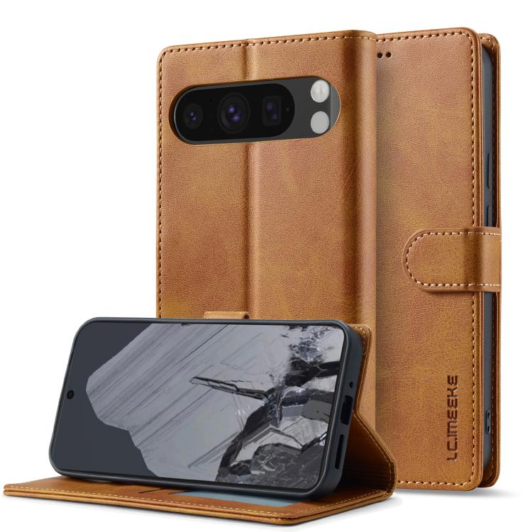 LC.IMEEKE Calf Texture Flip Leather Phone Case, For Google Pixel 10a, For Google Pixel 10 Pro XL, For Google Pixel 10 / 10 Pro, For Google Pixel 9a, For Google Pixel 9 Pro XL, For Google Pixel 9 / 9 Pro, For Google Pixel 8a, For Google Pixel 8         ...