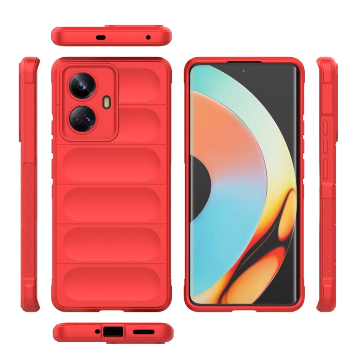 Magic Shield TPU + Flannel Phone Case, For Realme 10 Pro+ 5G, For Realme GT2 Pro, For Realme GT2