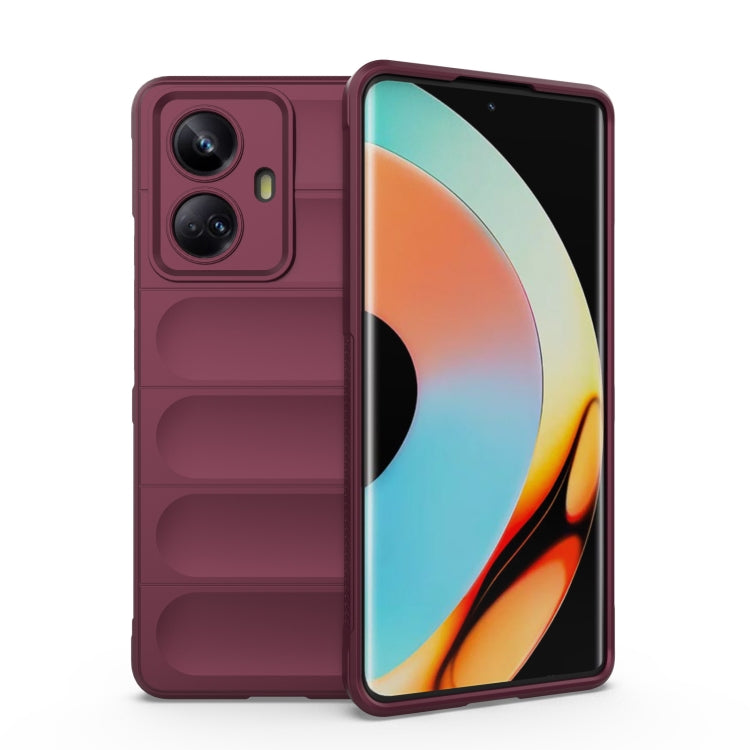 Magic Shield TPU + Flannel Phone Case, For Realme 10 Pro+ 5G, For Realme GT2 Pro, For Realme GT2