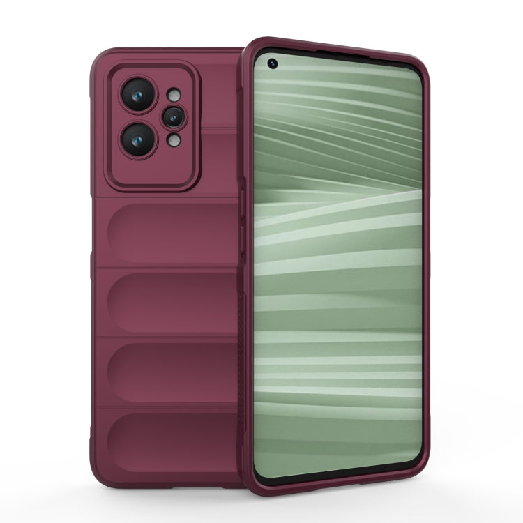 Magic Shield TPU + Flannel Phone Case, For Realme 10 Pro+ 5G, For Realme GT2 Pro, For Realme GT2
