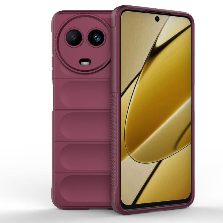 Magic Shield TPU + Flannel Phone Case, For Realme 11 4G Global, For Realme 11 5G, For Realme 11 5G Global, For Realme C53 4G