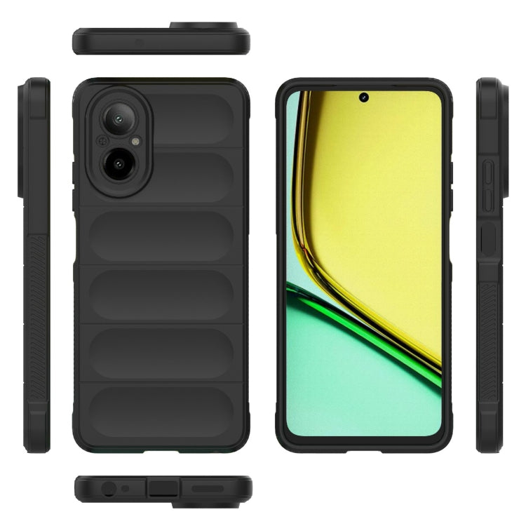 Magic Shield TPU + Flannel Phone Case, For Realme C67 4G Global, For Realme 11 4G Global, For Realme 11 5G, For Realme 11 5G Global