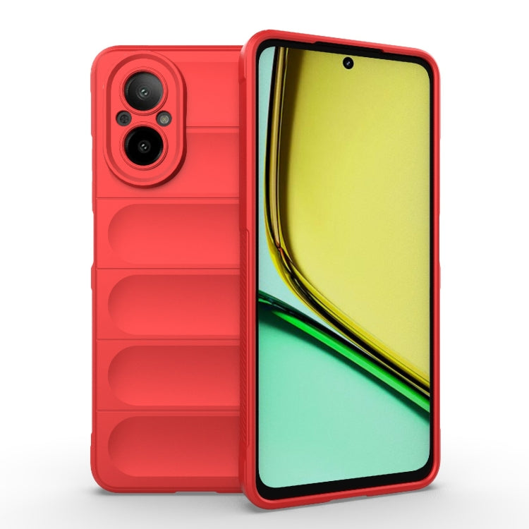 Magic Shield TPU + Flannel Phone Case, For Realme C67 4G Global, For Realme 11 4G Global, For Realme 11 5G, For Realme 11 5G Global