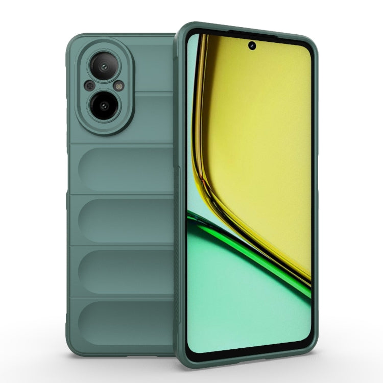 Magic Shield TPU + Flannel Phone Case, For Realme C67 4G Global, For Realme 11 4G Global, For Realme 11 5G, For Realme 11 5G Global