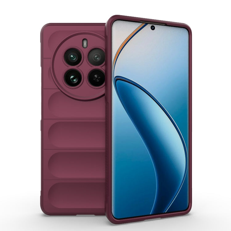 Magic Shield TPU + Flannel Phone Case, For Realme 12 5G Global, For Realme 12+ 5G Global, For Realme 12 Pro 5G / 12 Pro+, For Realme C67 4G Global