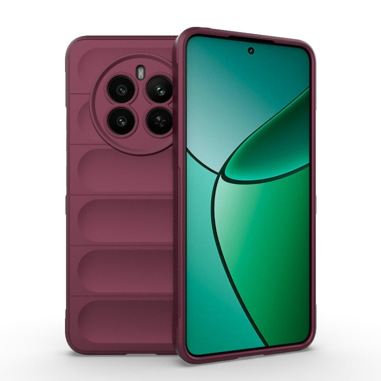 Magic Shield TPU + Flannel Phone Case, For Realme 12 5G Global, For Realme 12+ 5G Global, For Realme 12 Pro 5G / 12 Pro+, For Realme C67 4G Global