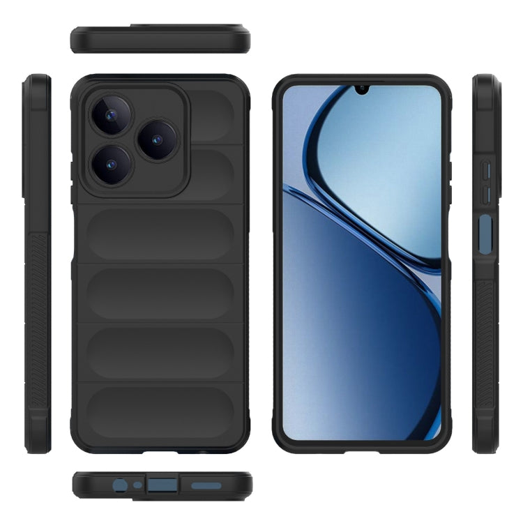 Magic Shield TPU + Flannel Phone Case, For Realme Narzo N63  4G Global, For Realme 12 5G Global, For Realme 12+ 5G Global, For Realme 12 Pro 5G / 12 Pro+