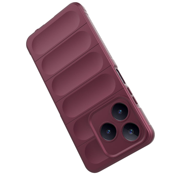 Magic Shield TPU + Flannel Phone Case, For Realme Narzo N63  4G Global, For Realme 12 5G Global, For Realme 12+ 5G Global, For Realme 12 Pro 5G / 12 Pro+