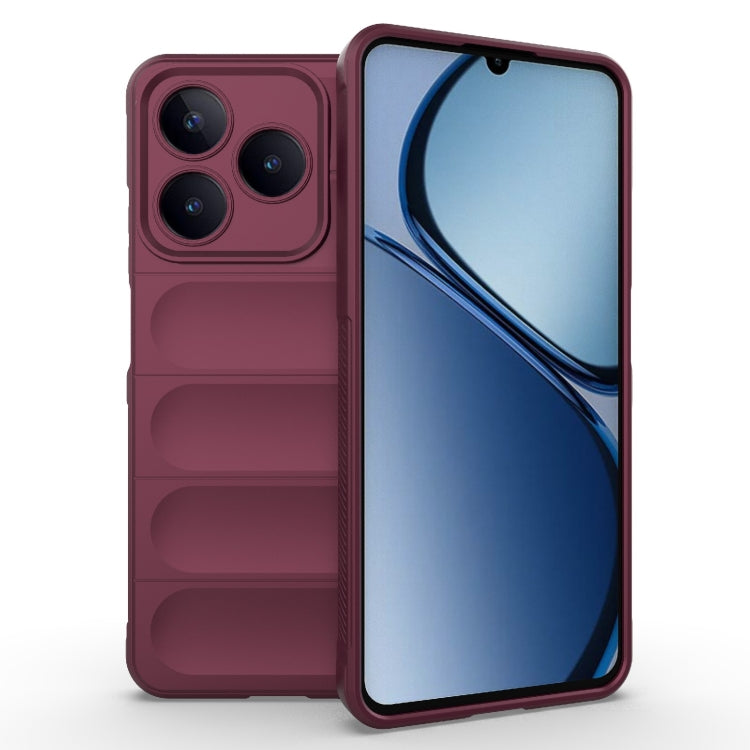 Magic Shield TPU + Flannel Phone Case, For Realme Narzo N63  4G Global, For Realme 12 5G Global, For Realme 12+ 5G Global, For Realme 12 Pro 5G / 12 Pro+