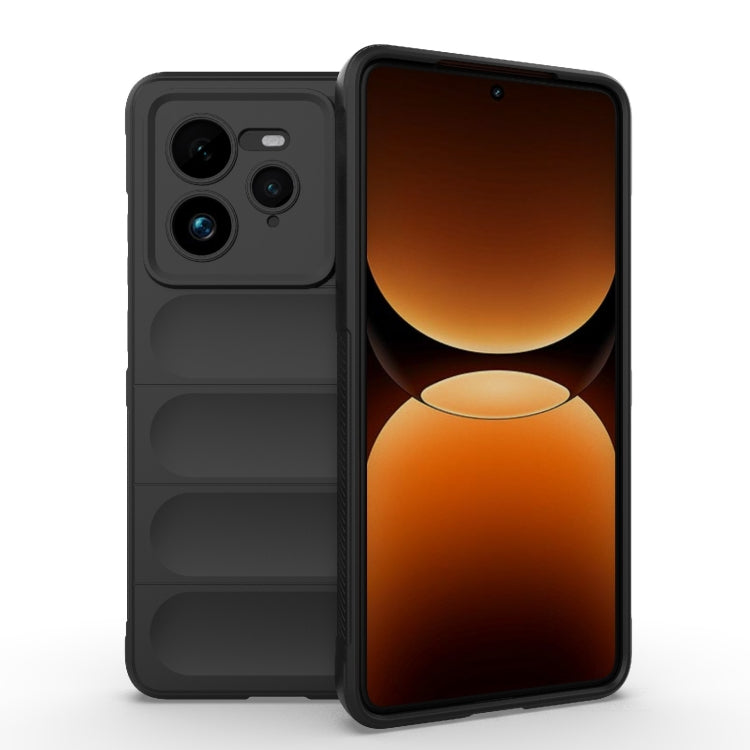 Magic Shield TPU + Flannel Phone Case, For Realme V60 Pro / 14x 5G Global, For Realme GT 7 Pro 5G, For Realme P2 Pro 5G Global, For Realme 13 Pro 5G Global