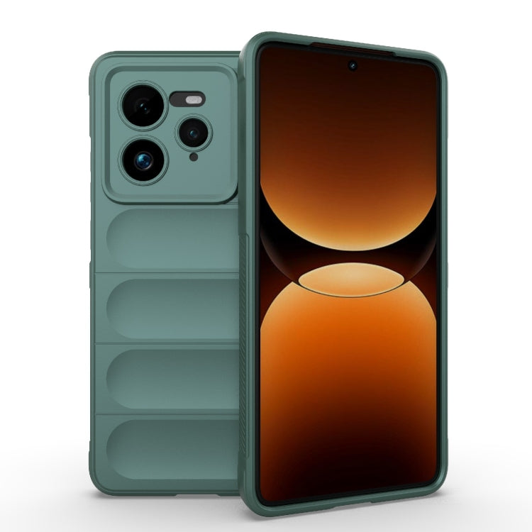 Magic Shield TPU + Flannel Phone Case, For Realme V60 Pro / 14x 5G Global, For Realme GT 7 Pro 5G, For Realme P2 Pro 5G Global, For Realme 13 Pro 5G Global