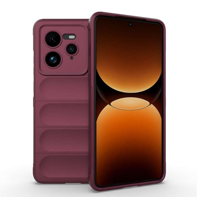 Magic Shield TPU + Flannel Phone Case, For Realme V60 Pro / 14x 5G Global, For Realme GT 7 Pro 5G, For Realme P2 Pro 5G Global, For Realme 13 Pro 5G Global